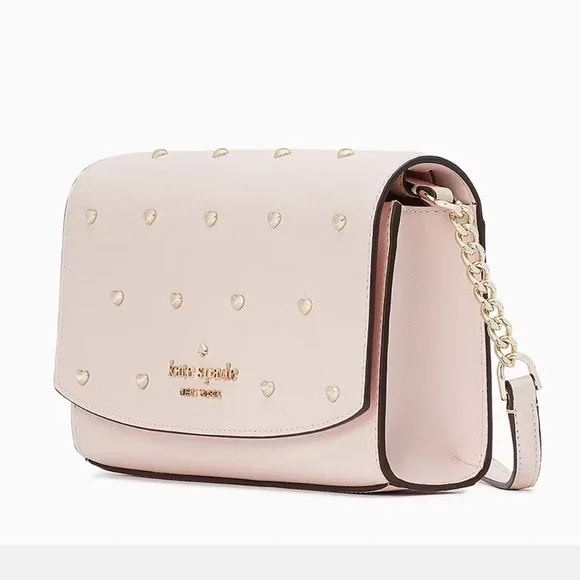 SOLD‼️Kate Spade Staci Studded Hearts Crossbody Bag - Picture 6 of 7